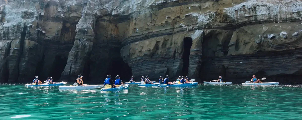 La Jolla sea cave kayak tour San Diego — outdoor water activities in La Jolla